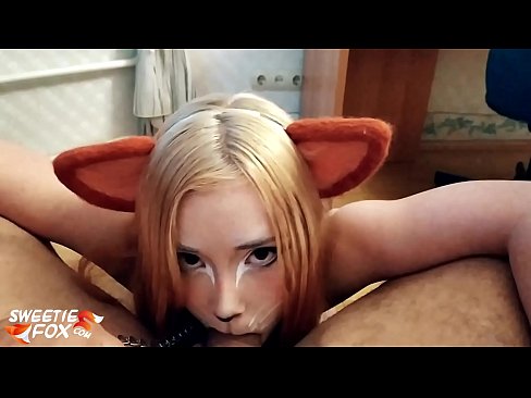 ❤️ Kitsune menelan kontol dan cum di mulutnya ❌ Super porno pada kami